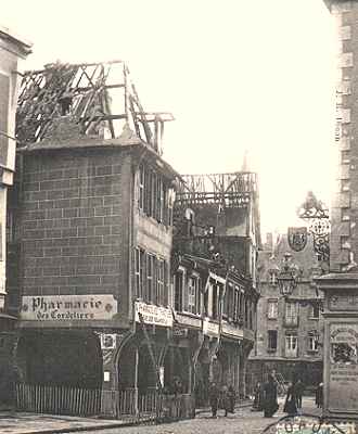 incendie de 1907, Dinan