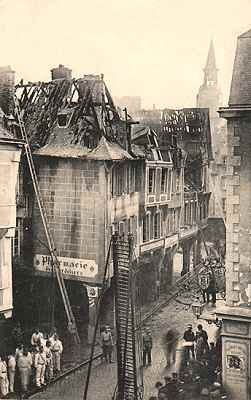 incendie de 1907, Dinan