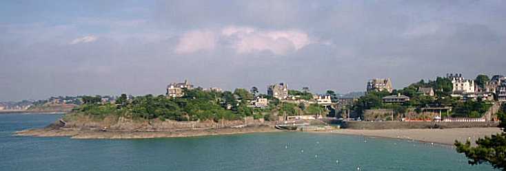Pointe du Moulinet et plage de l'Ecluse  Dinard