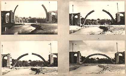reconstruction du pont de Lessard