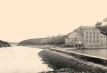 Le Moulin Neuf en 1900, de La Richardais