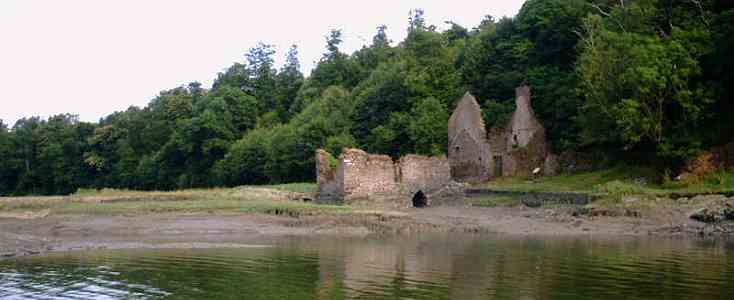 ruines du moulin du Prat, La Vicomt sur Rance