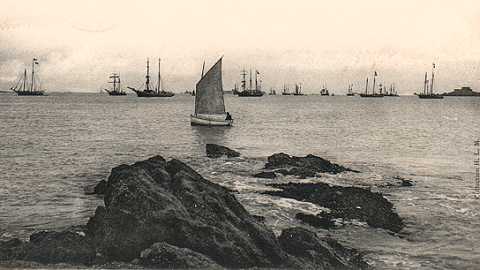 Saint-Malo : la rade vers 1900